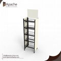 Moveable Metal Wine Display Stand 2