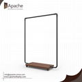 Stainless Steel Moveable Garment Display Stand 1