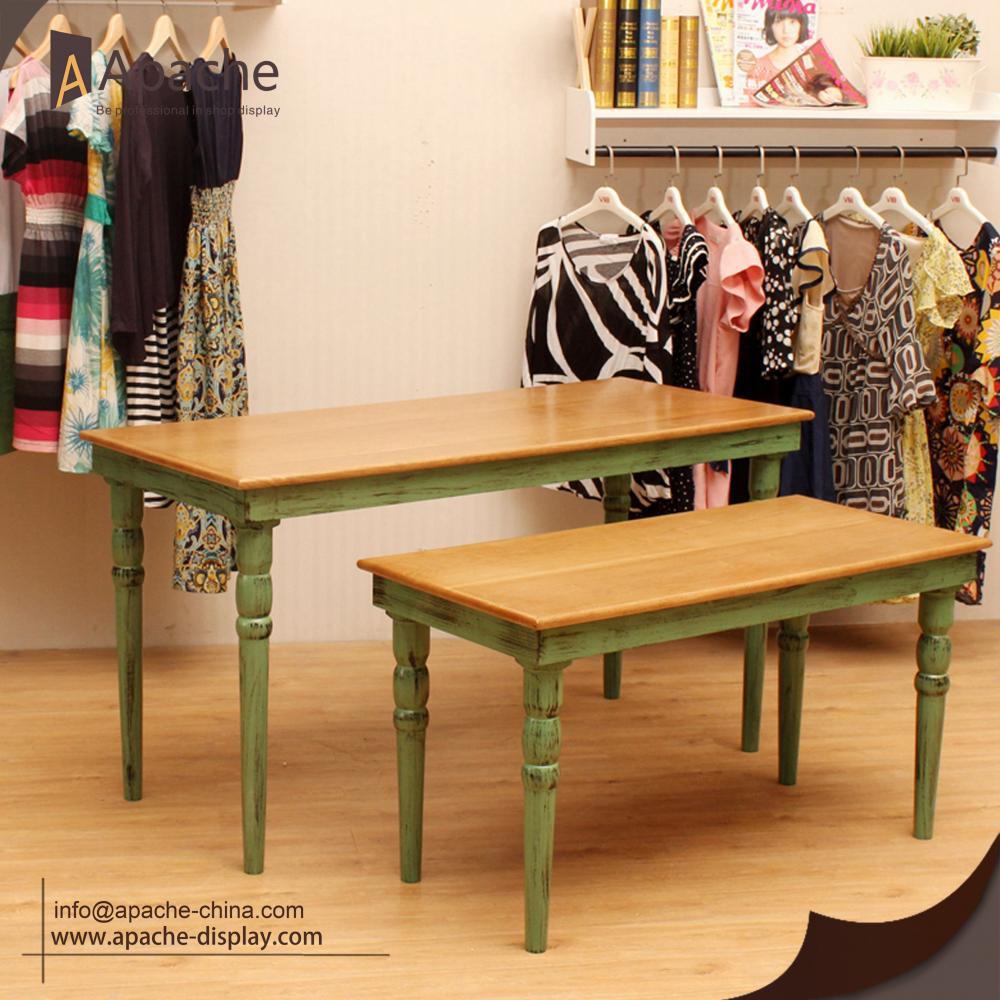 Wooden Multi-size Retail Store Furniture Display Table 2