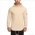 sports breathable and good absorption casual long sleeve hooded men's hoodie 1