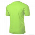 Customised running quick dry sports short sleeve footbale men's t shirts 5