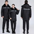 winter padded jacket cap workwaear or uniform protective safety suits 1