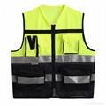 factory wholsale cheap net and  front pocket reflective safty vest