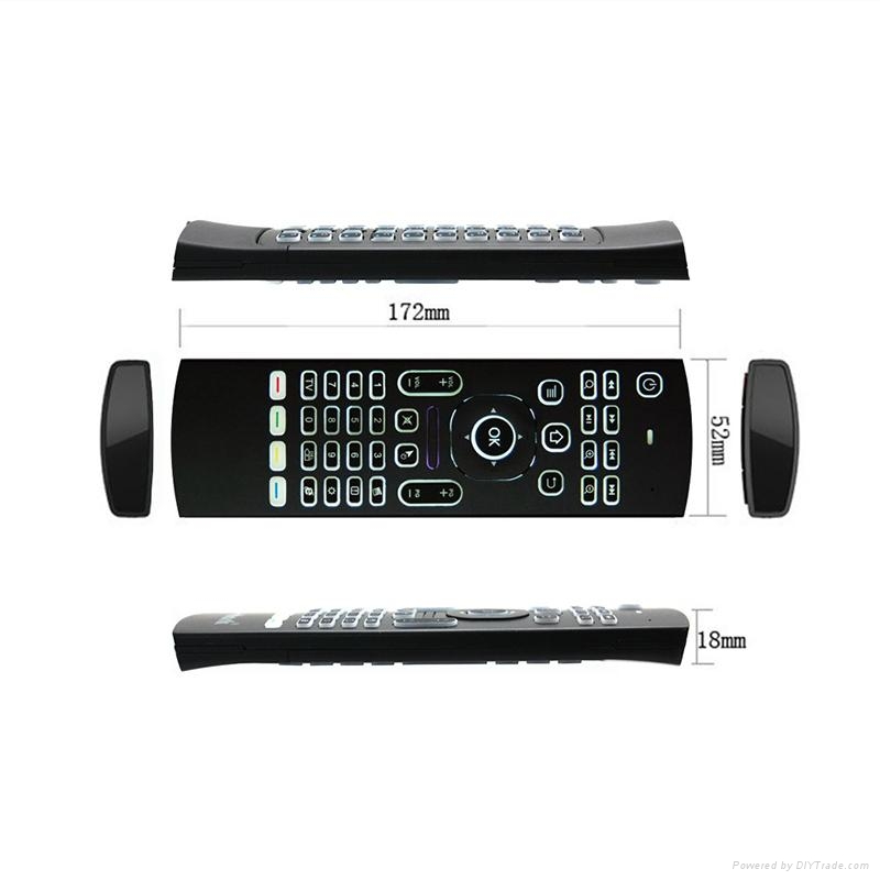 mx3 air mouse remote control for smart tv OEM (China Manufacturer