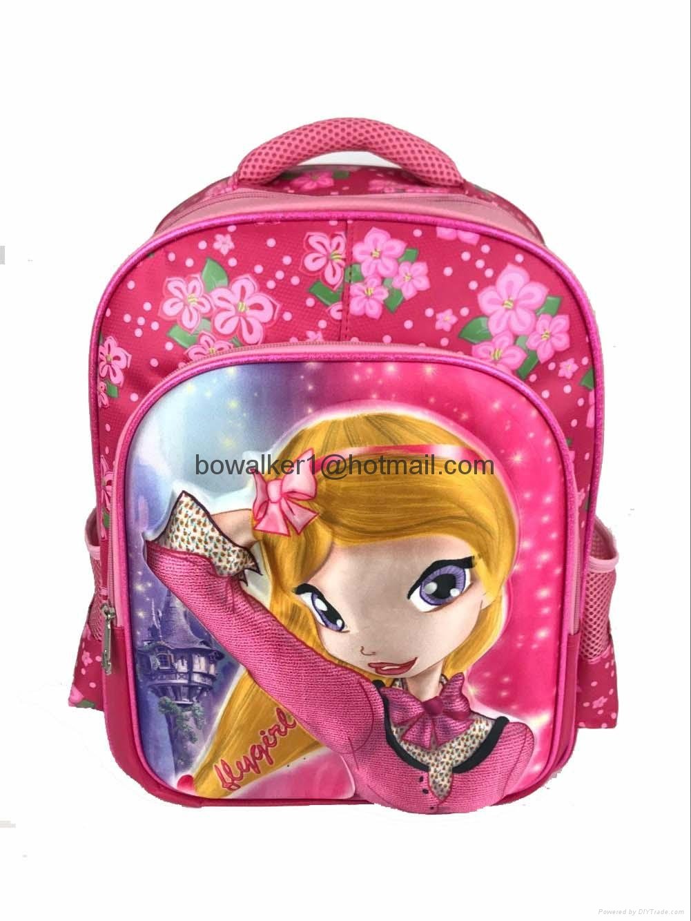 Girl beautiful school bag, school backpack bag, children's bag for students 2