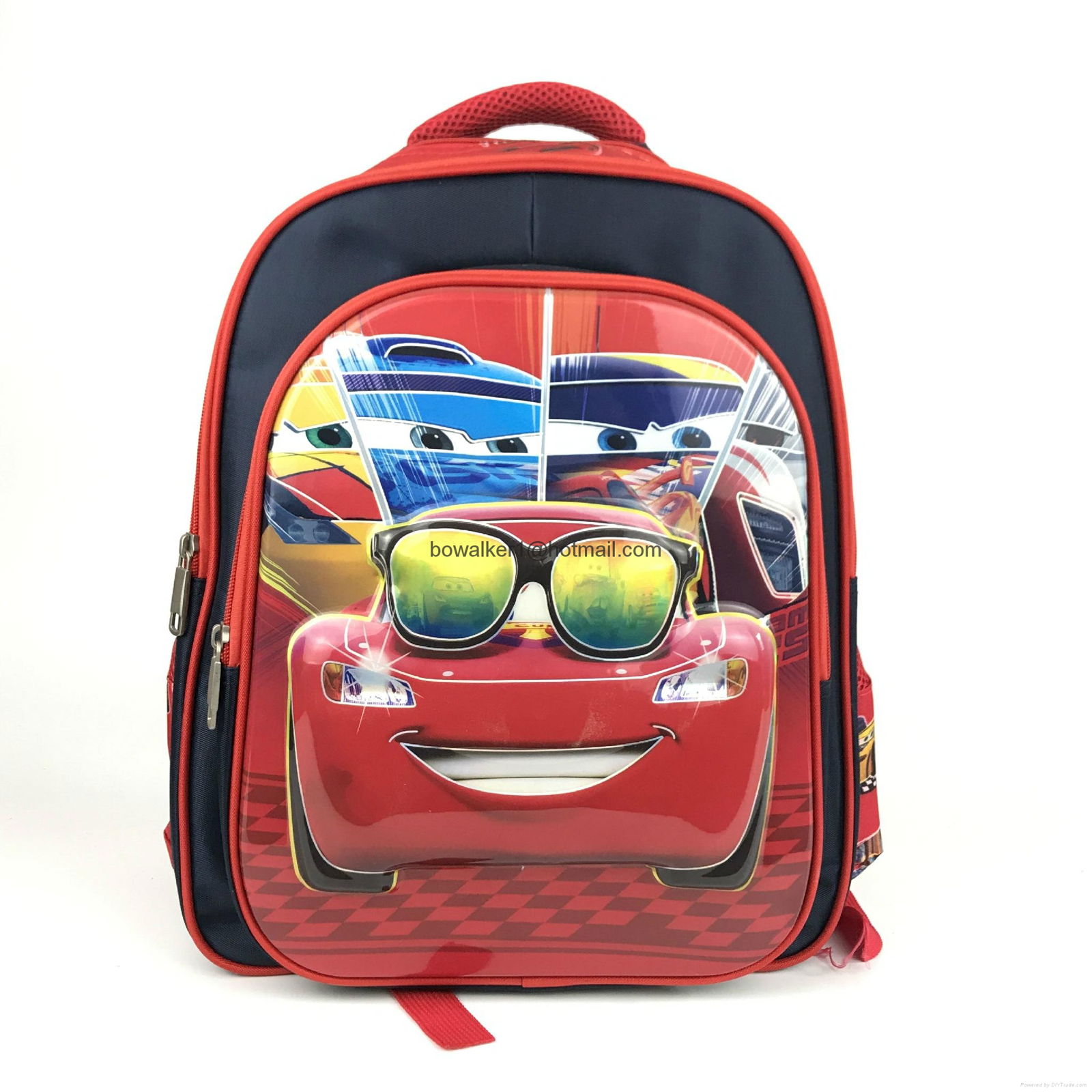 15 inch school bag school backpack children bookbag satin material 2