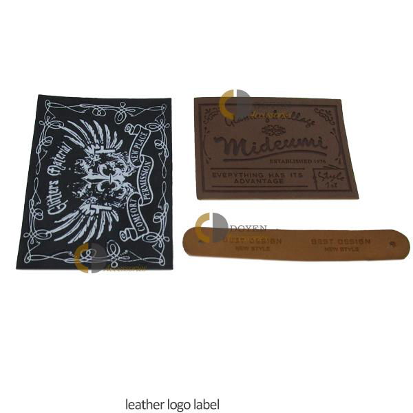 Custom jeans leather logo patch embossing stamp label L2 OEM