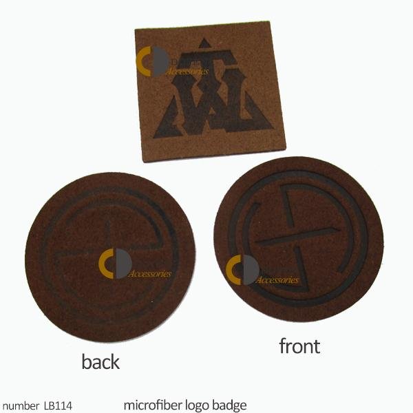 Raise embossed microfiber printed logo label for golf towels and baby clothes