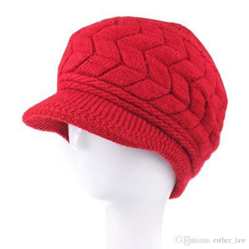 New Women Winter Hat Warm Beanies  5