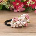 Fashion Girls hair accessories rustic small fresh flower beaded 1