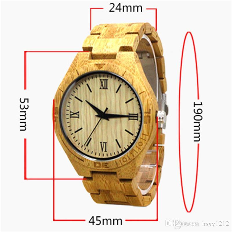 The New Men Wooden Watch Leisure Guartz Watch Trend Bamboo 3