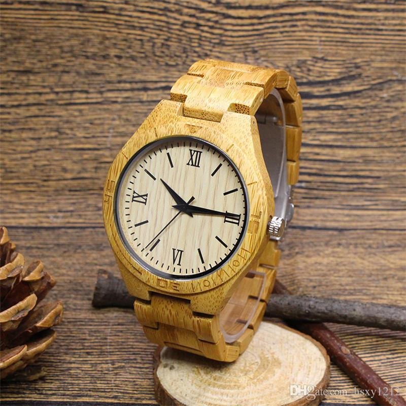 奢侈高档木质手表木色 4