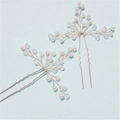 European Style Bride Manual Hairpin Headwear Wedding Dress  4