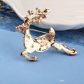 2017 The New Elk Brooch Gift Fashion A Galloping Christmas Present 2