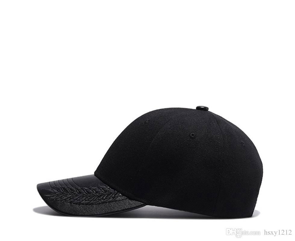 The New baseball Cap black fashion sunshade protect Peaked cap