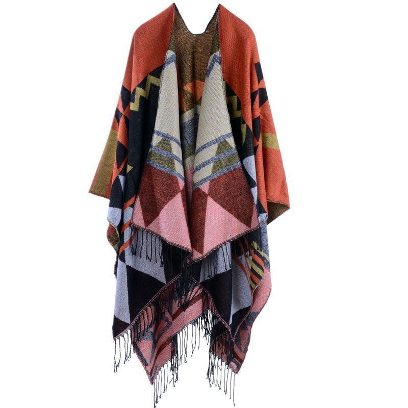 The New autumn woman scarf Bohemia trend Tassesl long thick