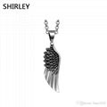 SHIRLEY Men's Necklace Angel Wing
