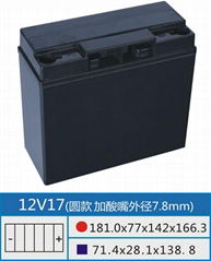 12V17 Lead-Acid Battery Case