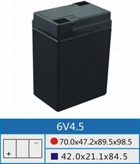 6V4.5 Sealed Lead Acid Battery Case