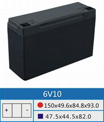 6V10 Lead Acid Battery Case