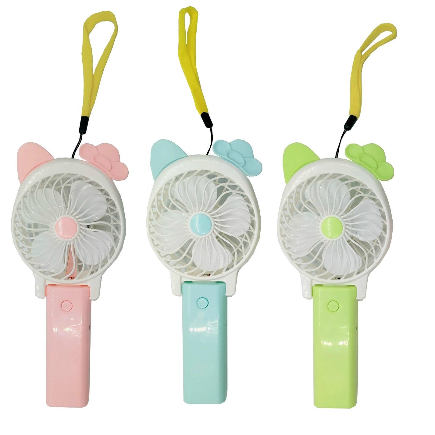 Rabbit Ear Portable Rechargeable Air Cooling Mini Hand Fan 3