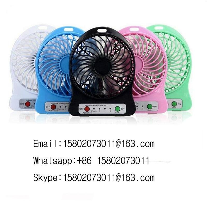 Hot selling portable air cooler mini USB fan rechargeable