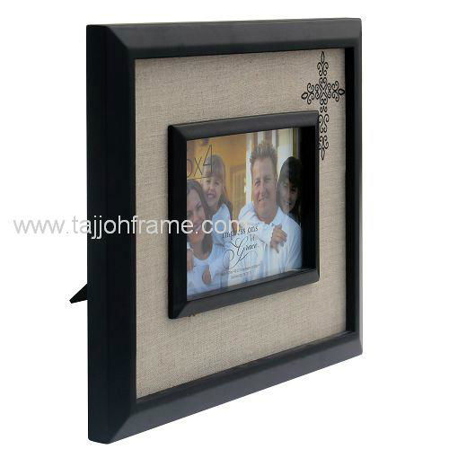New Design Double Frame Screen Printing Wooden Photo Frame