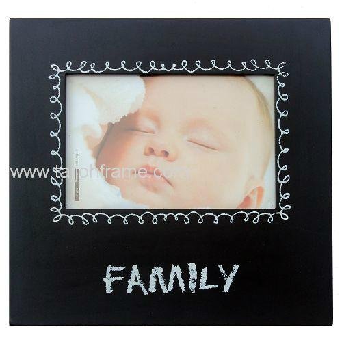 New Modern Family Screen Printing Wooden Photo Frame 2