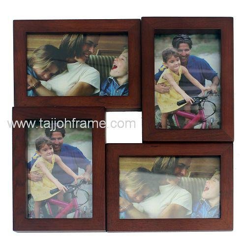 Modern Home Décor 4-Opening Collage Wooden Photo Frame