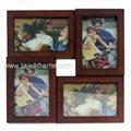 Modern Home Décor 4-Opening Collage Wooden Photo Frame