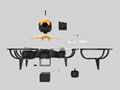 90mm 5.8G Waterproof FPV Racing Drone BNF 1