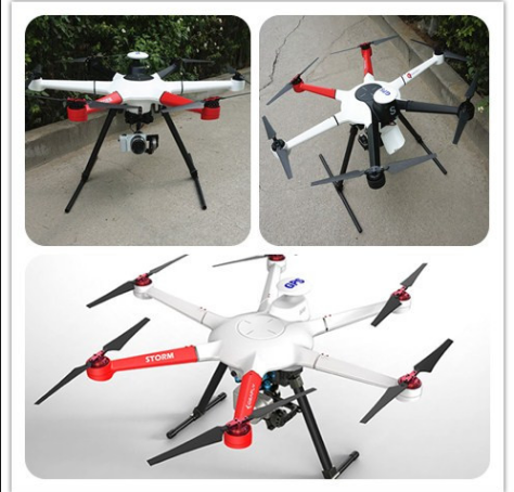 Inspection 800mm Hexacopter With Infrared Camera And Gimbal 5