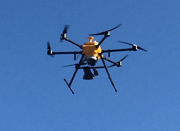 Water Drone With Ipad And Datalink Ground Station