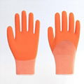 Polyester Liner Foam Latex Coating Working Gloves 3