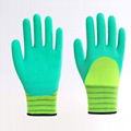 Polyester Liner Foam Latex Coating Working Gloves 2