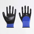 Nitrile coated safety working gloves 5
