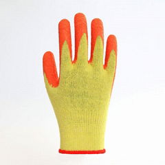 Latex Coating Crinkle Protuction Gloves