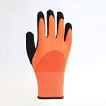 Two - Color Nitrile Safety Gloves