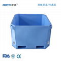 300L Rotomolded Plastic Insulated Fish Bins Tubs Box Totes Container