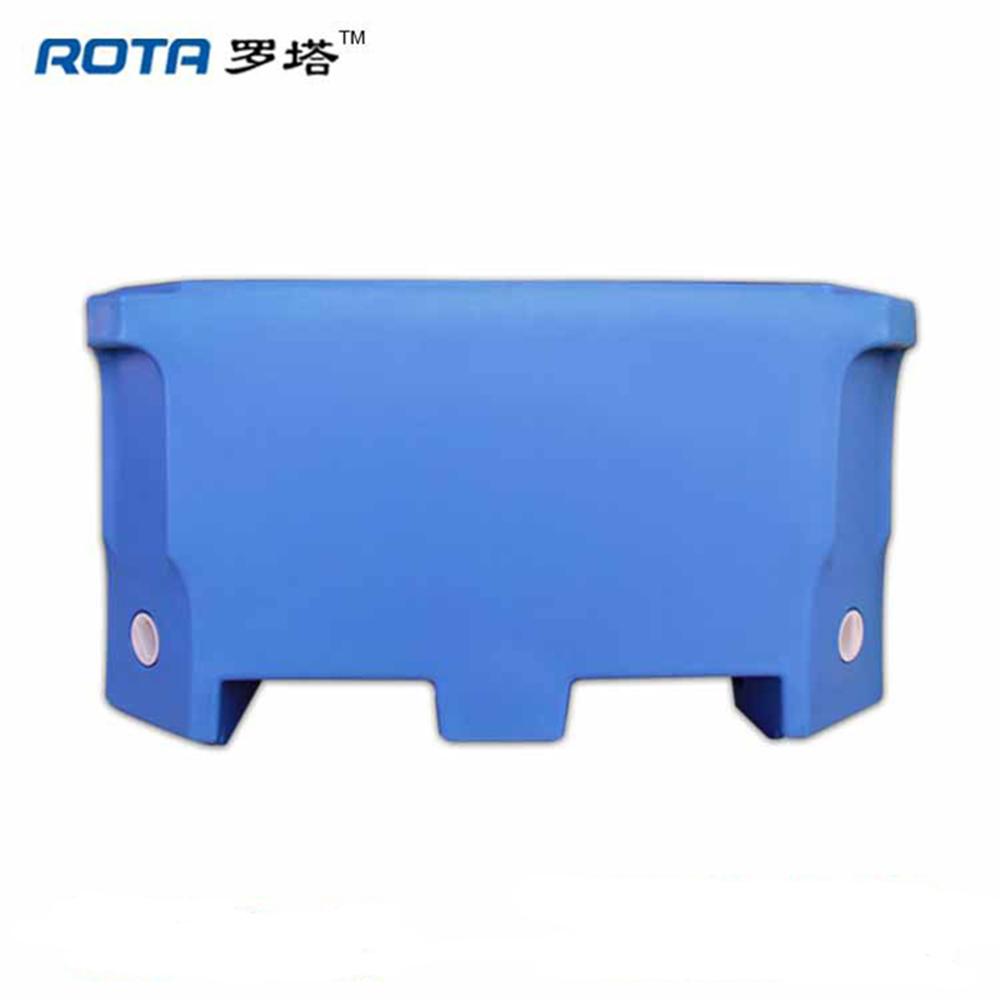 450L Rotomold Plastic Container for fish and food process Insulated Bins