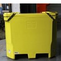 640L Plastic Container Insulated fish box insulated fish totes bins tubs catach 