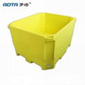 640L Plastic Container Insulated fish box insulated fish totes bins tubs catach  4