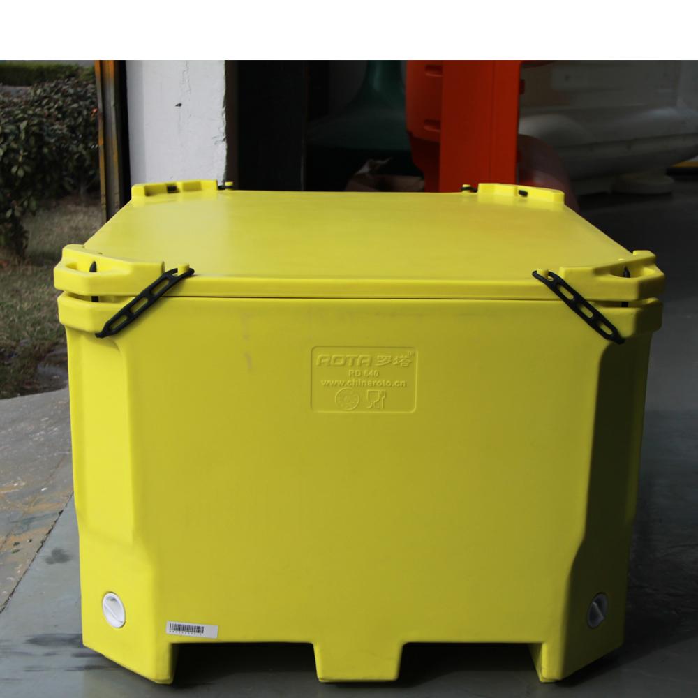 640L Plastic Container Insulated fish box insulated fish totes bins
