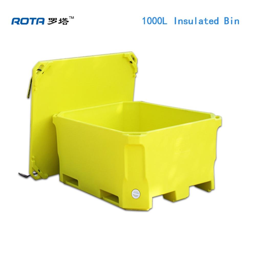 1000L Rotomold Plastic Container for storage and transport fish and food 5