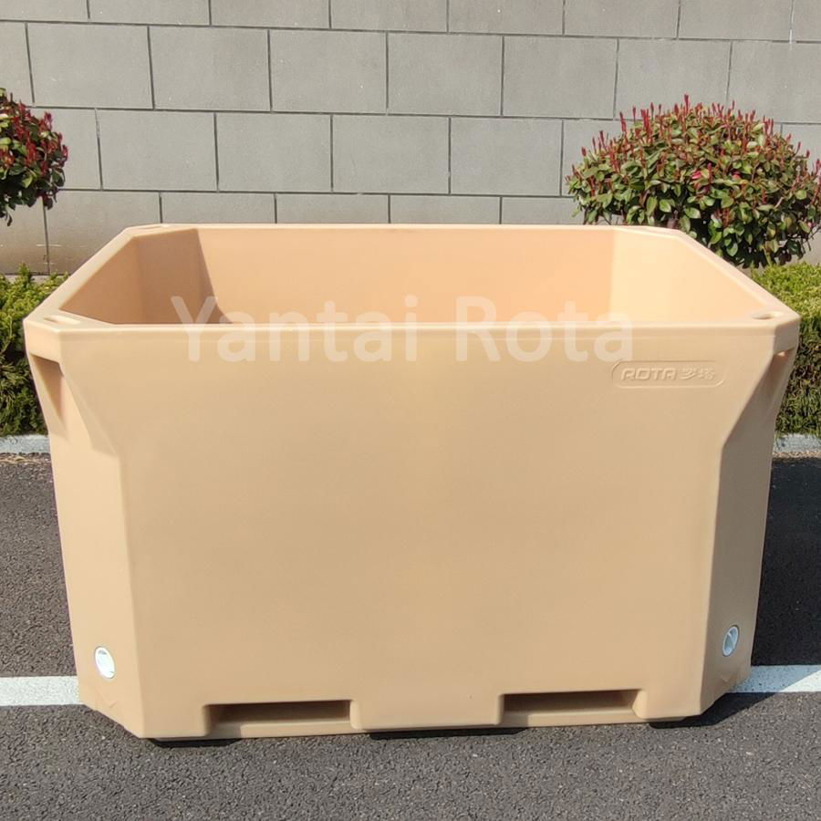 High Quality 300L 660L1000L rotomold seafood fishing ice cooler box cooler conta 4