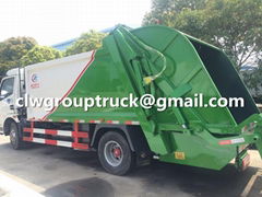 DFAC 6CBM Garbage Compactor Truck For Sale