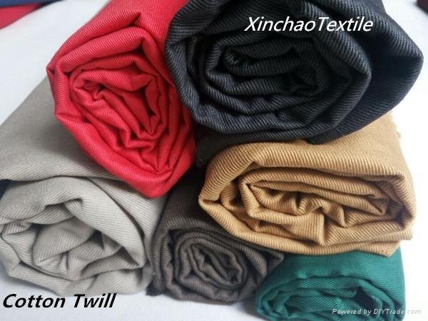 GOTS certified Organic Cotton Twill Fabric for Garments