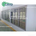  flower glass door display standard cold room refrigeration pu