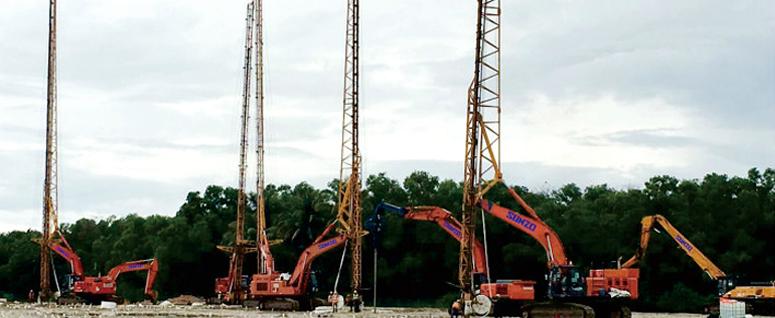 PVD machine manufacturer PVD rig Vertical Drain Installation Machine 4