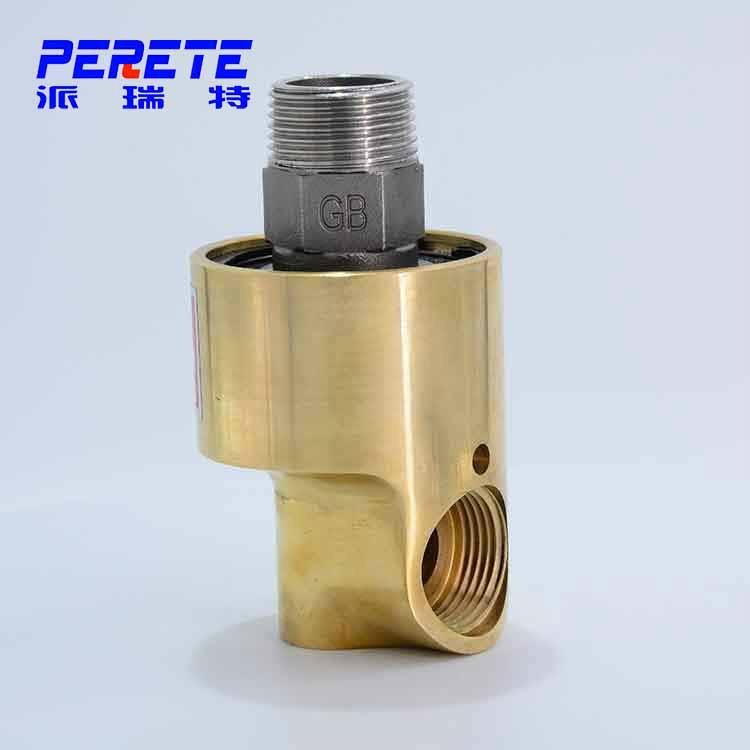Bsp male High Pressure Hydraulic copper rotary joint  